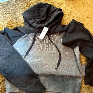 American Eagle Hoodie Gray size Small